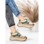 Pantofi Sport Dama din piele naturala 572105 GREEN | FRANCO GERARDO