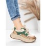 Pantofi Sport Dama din piele naturala 572105 GREEN | FRANCO GERARDO