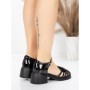 Sandale Dama din piele naturala TP3788-7 BLACK | ADVANCER