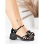 Sandale Dama din piele naturala TP3788-7 BLACK | ADVANCER