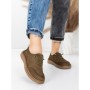 Pantofi Casual Dama din piele naturala 8736 KHAKI | FORMAZIONE