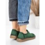 Pantofi Casual Dama din piele naturala 8736 GREEN | FORMAZIONE