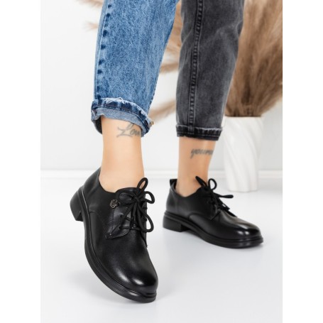 Pantofi Casual Dama din piele naturala 5211507 BLACK | ADVANCER