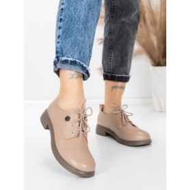 Pantofi Casual Dama din piele naturala 5211507 APRICOT | ADVANCER