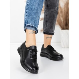 Pantofi Casual Dama din piele naturala 5712567 BLACK | ADVANCER