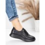 Pantofi Casual Dama din piele naturala 5712567 BLACK | ADVANCER