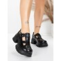 Pantofi Casual Dama din piele naturala 23282 BLACK | ADVANCER
