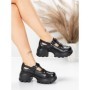 Pantofi Casual Dama din piele naturala 23282 BLACK | ADVANCER
