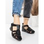 Sandale Dama din piele naturala 7983 BLACK | ADVANCER