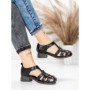 Sandale Dama din piele naturala 7983 BLACK | ADVANCER