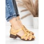 Sandale Dama din piele naturala 7983 YELLOW | ADVANCER