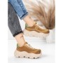Pantofi Sport Dama din piele naturala 9802 BROWN | FRANCO GERARDO