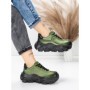 Pantofi Sport Dama din piele naturala 9802 GREEN | FRANCO GERARDO