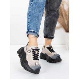 Pantofi Sport Dama din piele naturala 9802 GREY | FRANCO GERARDO