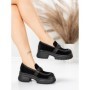 Pantofi Casual Dama din piele naturala 10827 BLACK | FORMAZIONE