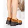 Pantofi Casual Dama din piele naturala 10827 BROWN | FORMAZIONE