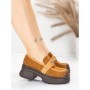 Pantofi Casual Dama din piele naturala 10827 BROWN | FORMAZIONE
