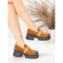Pantofi Casual Dama din piele naturala 10827 BROWN | FORMAZIONE