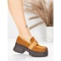 Pantofi Casual Dama din piele naturala 10827 BROWN | FORMAZIONE