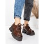 Pantofi Casual Dama din piele naturala 10829 BROWN | FORMAZIONE