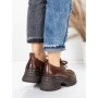 Pantofi Casual Dama din piele naturala 10829 BROWN | FORMAZIONE
