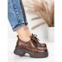 Pantofi Casual Dama din piele naturala 10829 BROWN | FORMAZIONE