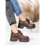 Pantofi Casual Dama din piele naturala 10829 BROWN | FORMAZIONE