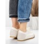 Pantofi Sport Dama din piele naturala KM0820 CREAM | ADVANCER