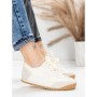 Pantofi Sport Dama din piele naturala KM0820 CREAM | ADVANCER