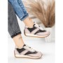 Pantofi Sport Dama din piele naturala KM9218 BLACK-CREAM | ADVANCER