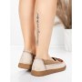 Balerini Dama din piele naturala KM5315 KHAKI | ADVANCER
