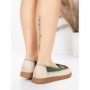 Balerini Dama din piele naturala KM5315 GREEN | ADVANCER