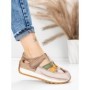 Pantofi Sport Dama din piele naturala KM9207 KHAKI | ADVANCER