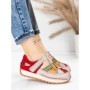 Pantofi Sport Dama din piele naturala KM9207 RED | ADVANCER