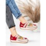 Pantofi Sport Dama din piele naturala KM9207 RED | ADVANCER
