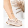 Pantofi Sport Dama din piele naturala KM3906 CREAM | ADVANCER