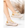 Pantofi Sport Dama din piele naturala KM3906 YELLOW | ADVANCER
