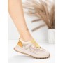 Pantofi Sport Dama din piele naturala KM3906 YELLOW | ADVANCER