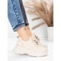 Pantofi Sport Dama din piele naturala 10785 CREAM | FRANCO GERARDO