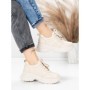 Pantofi Sport Dama din piele naturala 10785 CREAM | FRANCO GERARDO