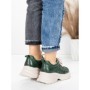 Pantofi Sport Dama din piele naturala 10785 GREEN | FRANCO GERARDO