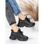 Pantofi Sport Dama din piele naturala 10785 BLACK | FRANCO GERARDO