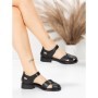 Sandale Dama din piele naturala 9305-90 BLACK | ADVANCER