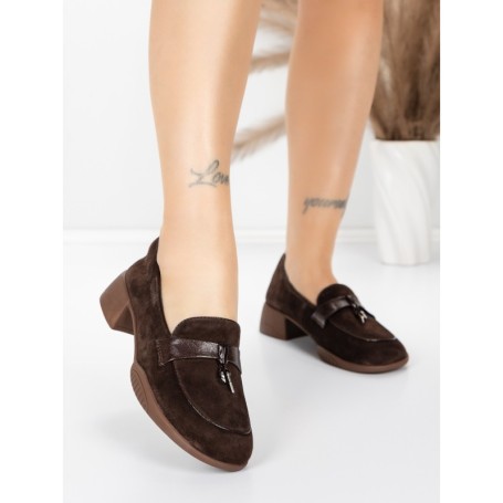 Pantofi Casual Dama din piele naturala 5820-20 COFFEE | ADVANCER