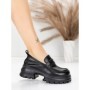 Pantofi Casual Dama din piele naturala 8307 BLACK | ADVANCER