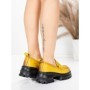 Pantofi Casual Dama din piele naturala 8307 YELLOW | ADVANCER