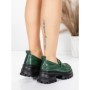 Pantofi Casual Dama din piele naturala 8307 GREEN | ADVANCER