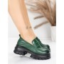 Pantofi Casual Dama din piele naturala 8307 GREEN | ADVANCER
