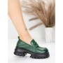 Pantofi Casual Dama din piele naturala 8307 GREEN | ADVANCER