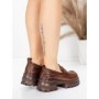 Pantofi Casual Dama din piele naturala 8307 BROWN | ADVANCER